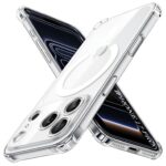 Techsuit iPhone 17 Pro MagSafe Shockproof Clear Θήκη Σιλικόνης Διάφανη - White