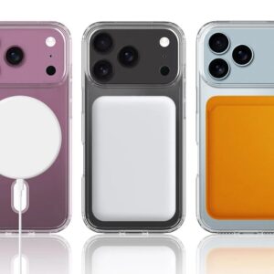 Techsuit iPhone 17 Pro Max MagSafe Pro Θήκη με Πλαίσιο Σιλικόνης Διάφανη - Pink