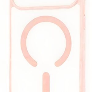 Techsuit iPhone 17 Pro Max MagSafe Pro Θήκη με Πλαίσιο Σιλικόνης Διάφανη - Pink