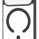 Techsuit iPhone 17 Pro MagSafe Pro Θήκη με Πλαίσιο Σιλικόνης Διάφανη - Black