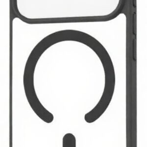 Techsuit iPhone 17 Pro MagSafe Pro Θήκη με Πλαίσιο Σιλικόνης Διάφανη - Black