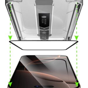 iPhone 17 Air Προστασία Οθόνης Φιμέ Techsuit TitanGlass Privacy Full Glue Tempered Glass