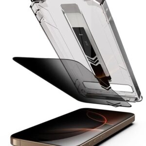 iPhone 17 Air Προστασία Οθόνης Φιμέ Techsuit TitanGlass Privacy Full Glue Tempered Glass