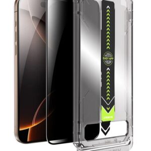 iPhone 17 Air Προστασία Οθόνης Φιμέ Techsuit TitanGlass Privacy Full Glue Tempered Glass