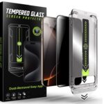 iPhone 17 Air Προστασία Οθόνης Φιμέ Techsuit TitanGlass Privacy Full Glue Tempered Glass