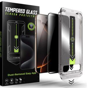 iPhone 17 Air Προστασία Οθόνης Φιμέ Techsuit TitanGlass Privacy Full Glue Tempered Glass