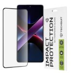 iPhone 17 Προστασία Οθόνης με Μαύρο Περίγραμμα Techsuit 111D Full Glue Tempered Glass