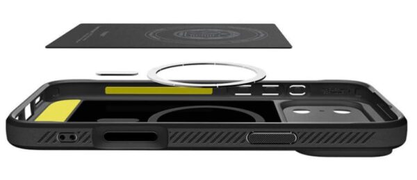 Spigen iPhone 17 Pro Max MagSafe Matte Rugged Armor Θήκη Σιλικόνης - Black