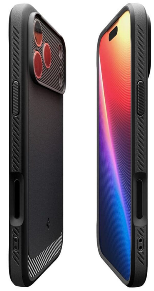 Spigen iPhone 17 Pro Max MagSafe Matte Rugged Armor Θήκη Σιλικόνης - Black