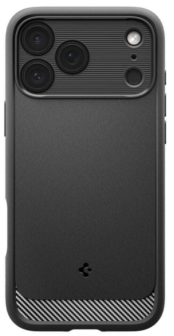 Spigen iPhone 17 Pro Max MagSafe Matte Rugged Armor Θήκη Σιλικόνης - Black