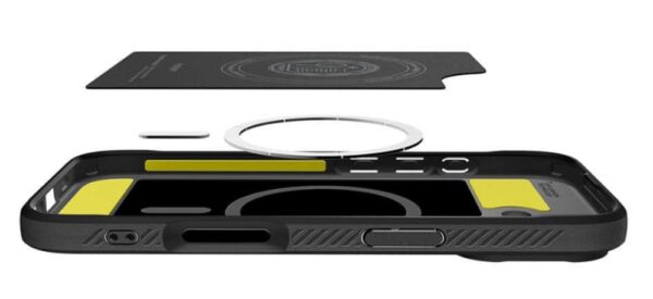 Spigen iPhone 17 Rugged Armor MagFit Θήκη Σιλικόνης - Black ACS10367