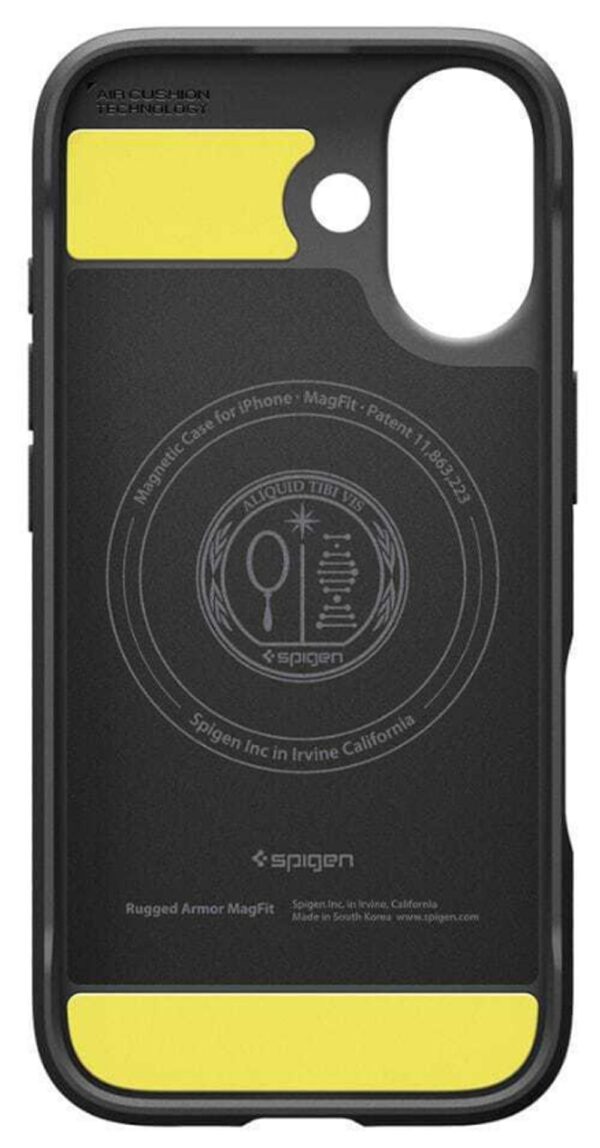 Spigen iPhone 17 Rugged Armor MagFit Θήκη Σιλικόνης - Black ACS10367
