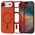 Techsuit iPhone 17 Air Luxury Glitter Θήκη Σιλικόνης Διάφανη - Red