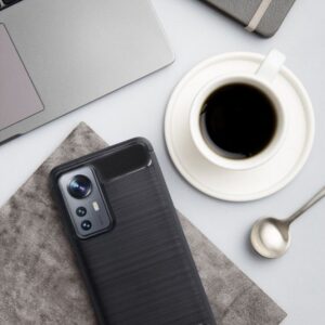 Forcell Xiaomi Redmi 15C 4G / 5G / Poco C85 Carbon Fiber Θήκη Σιλικόνης - Black