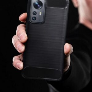 Forcell Xiaomi Redmi 15C 4G / 5G / Poco C85 Carbon Fiber Θήκη Σιλικόνης - Black