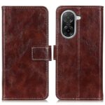 Tel1 Xiaomi Redmi A5 4G Retro Crazy Horse Θήκη Βιβλίο - Brown