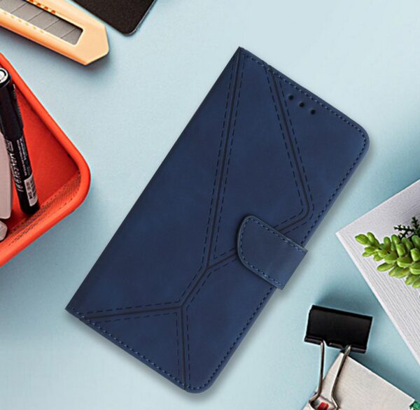 Tel1 Xiaomi Redmi A5 4G Stitching Embossed Θήκη Βιβλίο - Blue