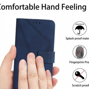 Tel1 Xiaomi Redmi A5 4G Stitching Embossed Θήκη Βιβλίο - Blue