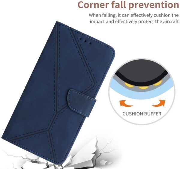 Tel1 Xiaomi Redmi A5 4G Stitching Embossed Θήκη Βιβλίο - Blue