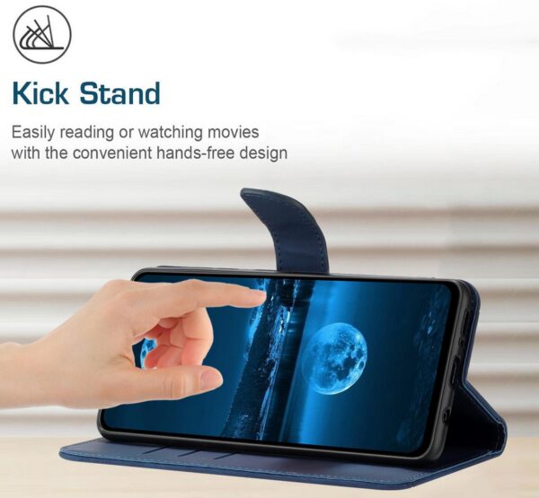 Tel1 Xiaomi Redmi A5 4G Stitching Embossed Θήκη Βιβλίο - Blue