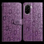 Tel1 Xiaomi Redmi A5 4G Daisy Embossed Θήκη Βιβλίο - Purple