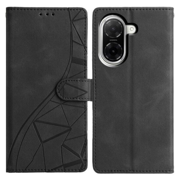 Tel1 Xiaomi Redmi A5 4G Lace Triangles Embossed Θήκη Βιβλίο - Black