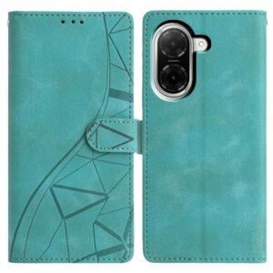 Tel1 Xiaomi Redmi A5 4G Lace Triangles Embossed Θήκη Βιβλίο - Aqua Marine