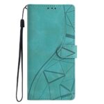 Tel1 Xiaomi Redmi A5 4G Lace Triangles Embossed Θήκη Βιβλίο - Aqua Marine