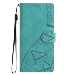 Tel1 Xiaomi Redmi A5 4G Lace Triangles Embossed Θήκη Βιβλίο - Aqua Marine