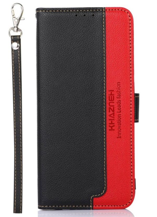 KHAZNEH Xiaomi Redmi A5 4G RFID Litchi Θήκη Βιβλίο - Black Red KHAZNEH Xiaomi Redmi A5 4G RFID Litchi Θήκη Βιβλίο - Black Red