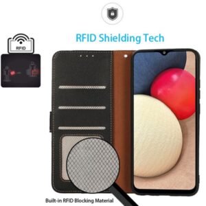 KHAZNEH Xiaomi Redmi A5 4G RFID Litchi Θήκη Βιβλίο - Black Red