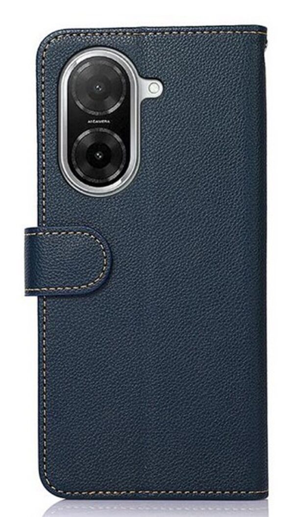 KHAZNEH Xiaomi Redmi A5 4G RFID Litchi Leather Θήκη Βιβλίο - Blue Brown
