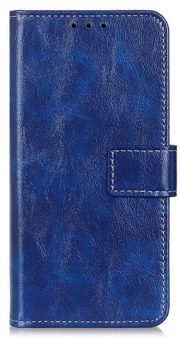 Tel1 Xiaomi Redmi A5 4G Retro Crazy Horse Θήκη Βιβλίο - Blue