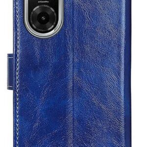 Tel1 Xiaomi Redmi A5 4G Retro Crazy Horse Θήκη Βιβλίο - Blue