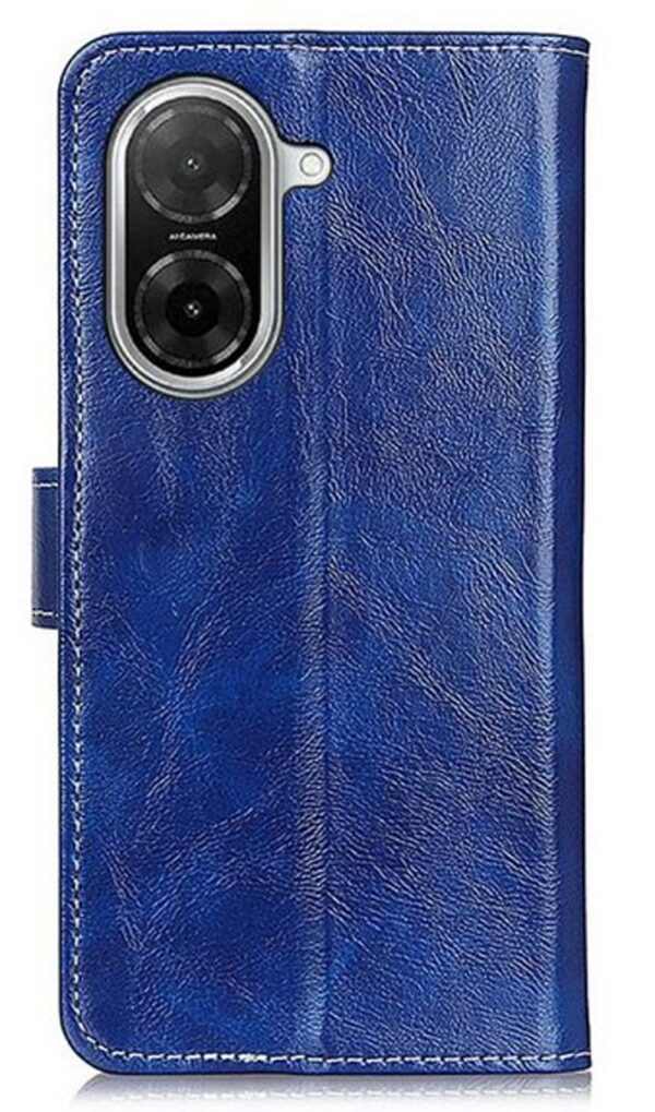 Tel1 Xiaomi Redmi A5 4G Retro Crazy Horse Θήκη Βιβλίο - Blue