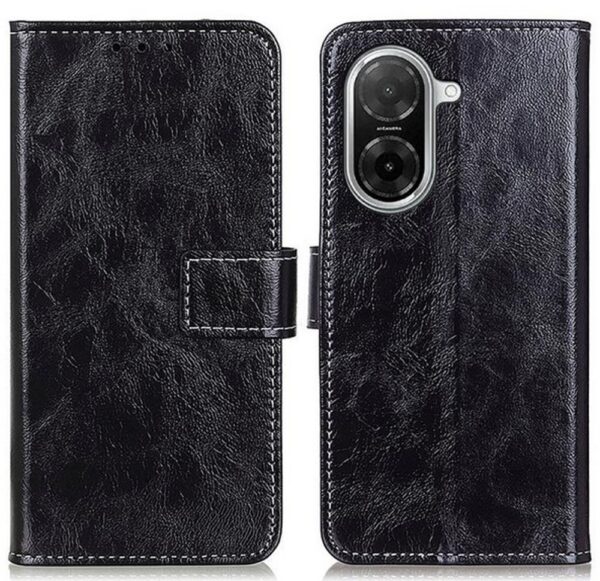 Tel1 Xiaomi Redmi A5 4G Retro Crazy Horse Θήκη Βιβλίο - Blue