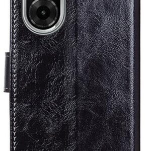 Tel1 Xiaomi Redmi A5 4G Retro Crazy Horse Θήκη Βιβλίο - Blue