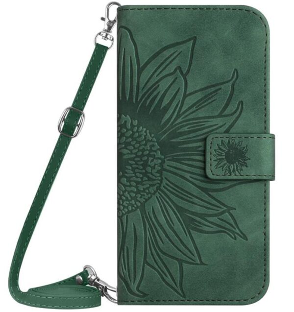 Tel1 Xiaomi Redmi A5 4G Sun Flower Θήκη Βιβλίο - Green