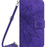 Tel1 Xiaomi Redmi A5 4G Sun Flower Θήκη Βιβλίο - Dark Purple