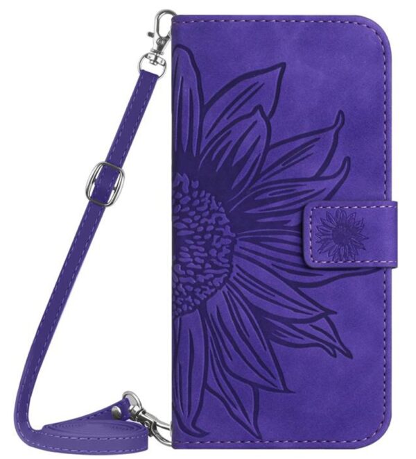 Tel1 Xiaomi Redmi A5 4G Sun Flower Θήκη Βιβλίο - Dark Purple