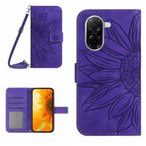 Tel1 Xiaomi Redmi A5 4G Sun Flower Θήκη Βιβλίο - Dark Purple