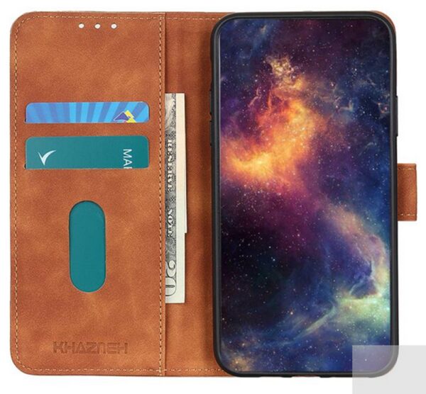 KHAZNEH Xiaomi Redmi A5 4G Texture Horizontal Flip Θήκη Βιβλίο - Brown