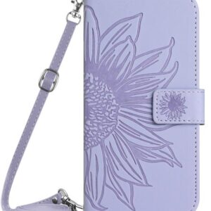 Tel1 Xiaomi Redmi A5 4G Sun Flower Θήκη Βιβλίο - Purple