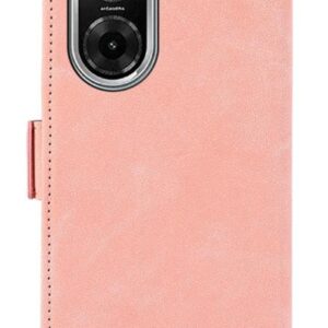 ABEEL Xiaomi Redmi A5 4G Color Block Θήκη Βιβλίο - Pink Green