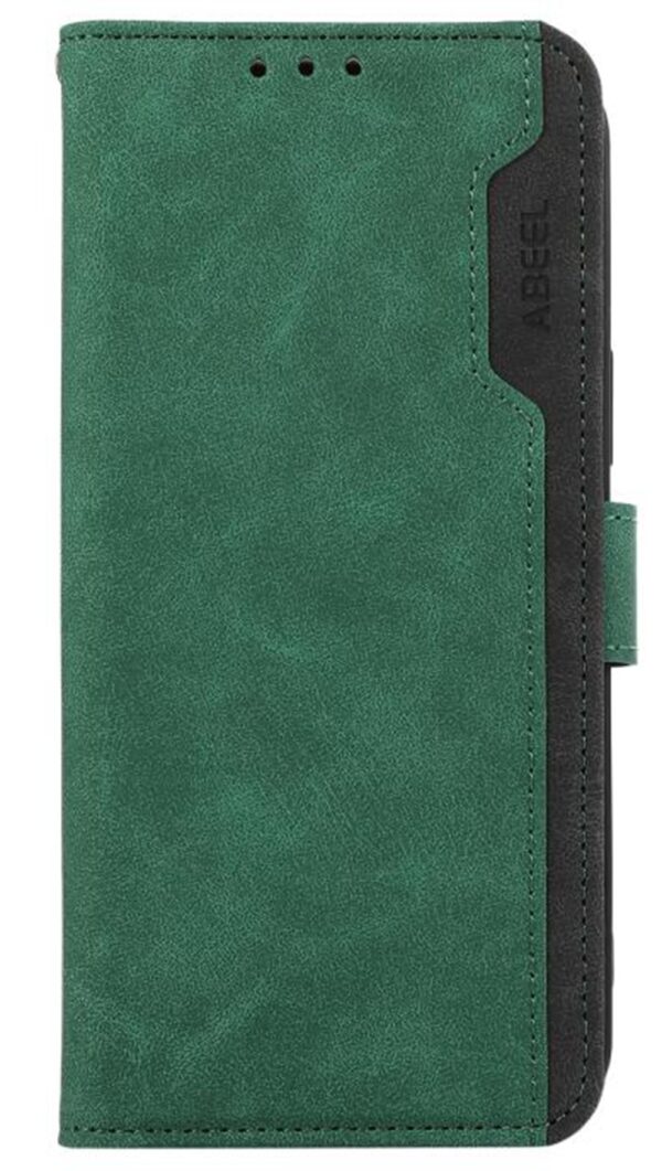 ABEEL Xiaomi Redmi A5 4G Color Block Θήκη Βιβλίο - Green Black