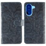 Tel1 Xiaomi Redmi A5 4G Lace Flower Embossing Θήκη Βιβλίο - Blue
