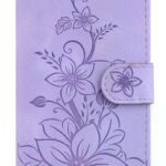 Tel1 Xiaomi Redmi A5 4G Lily Embossing Horizontal Flip Θήκη Βιβλίο - Purple