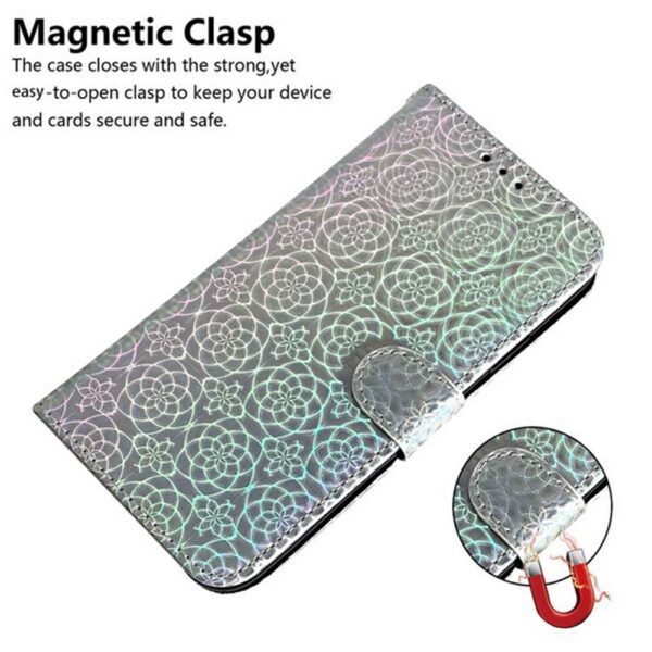 Τel1 Xiaomi Redmi A5 4G Colorful Magnetic Buckle Θήκη Βιβλίο - Silver
