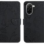 Tel1 Xiaomi Redmi A5 4G Skin Feel Butterfly Embossed Θήκη Βιβλίο - Black