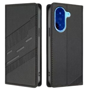 Tel1 Xiaomi Redmi A5 4G Multi-functional Retro Embossed Θήκη Βιβλίο - Black
